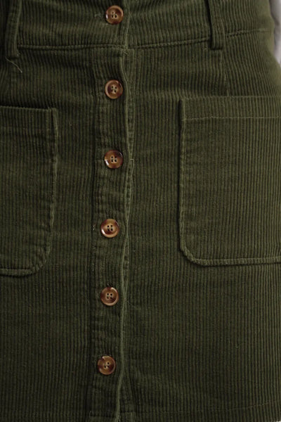 Jupe Jerry velours cotelé Kaki