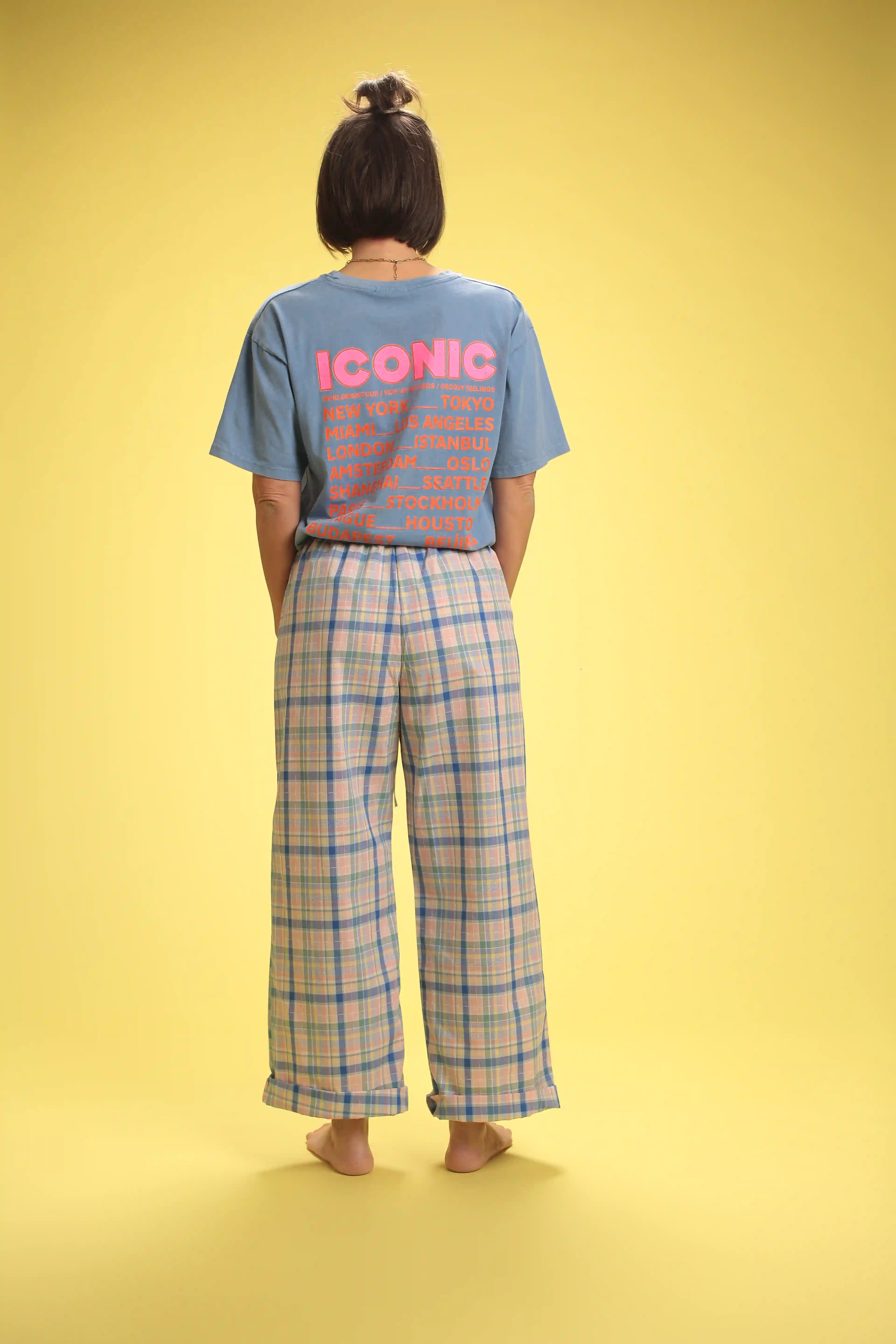 T-shirt Iconic bleu