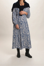 Robe longue Savane Bleu