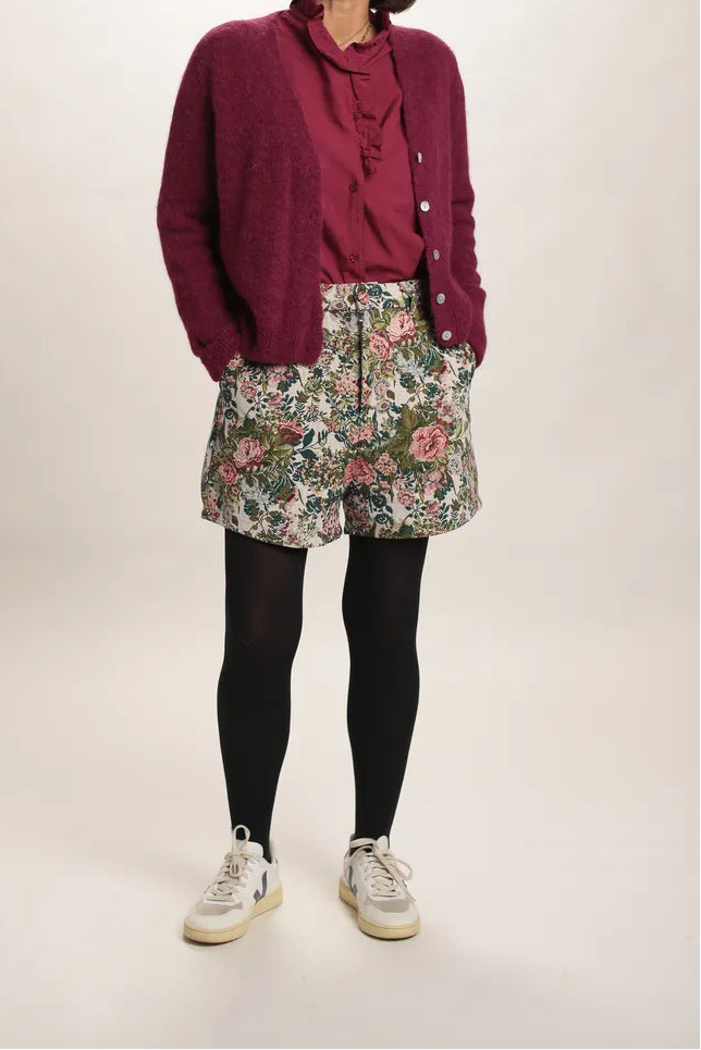 Gilet Alpaga bordeaux