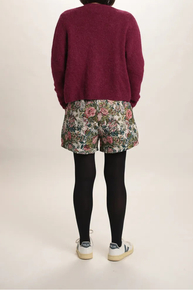 Gilet Alpaga bordeaux