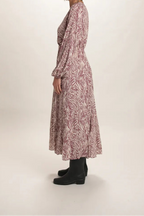 Robe longue Savane Rose