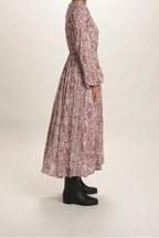 Robe longue Savane Rose