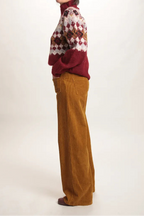 Pantalon Victor Velours côtelé Ocre