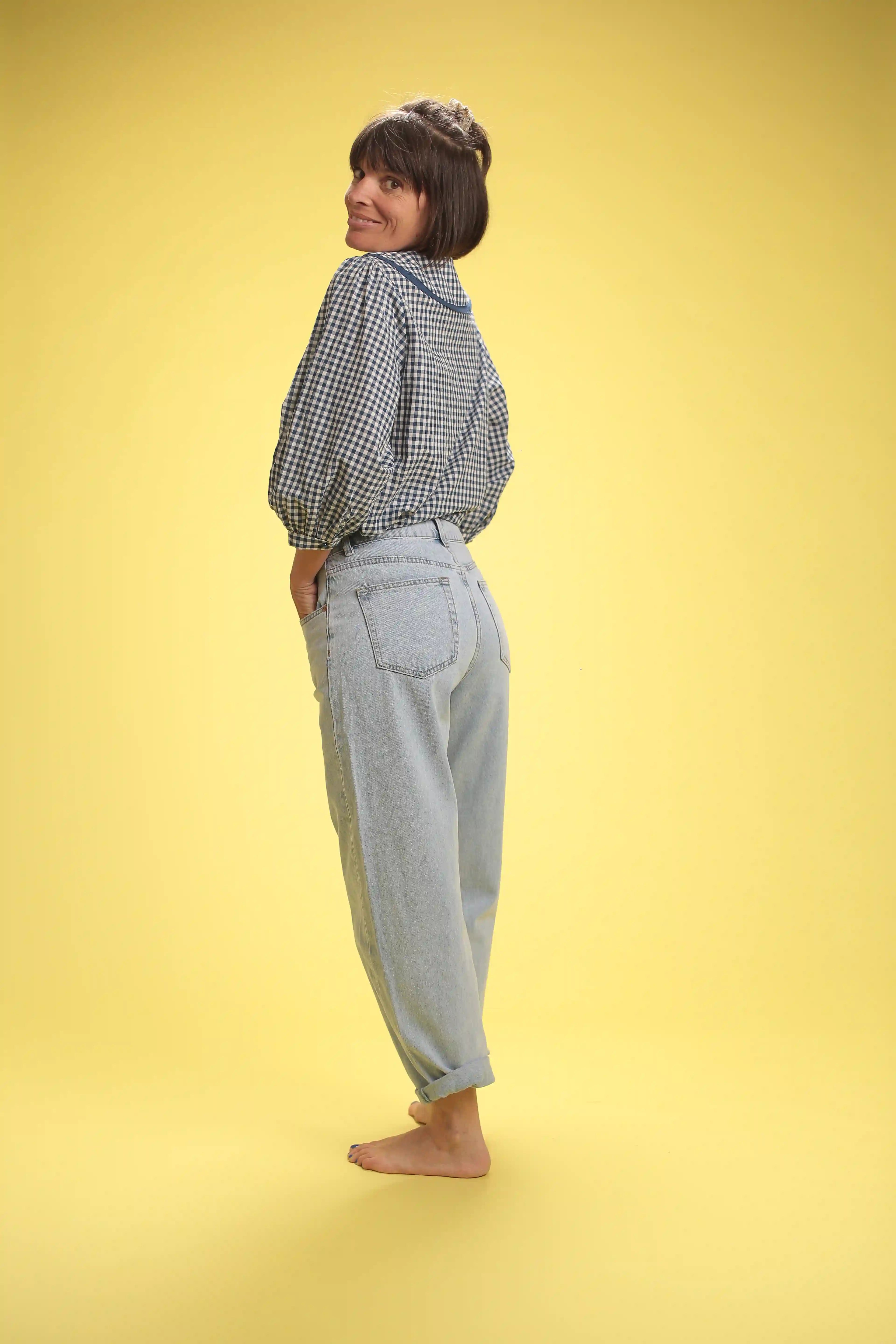 Chemisier Michaela Vichy Bleu