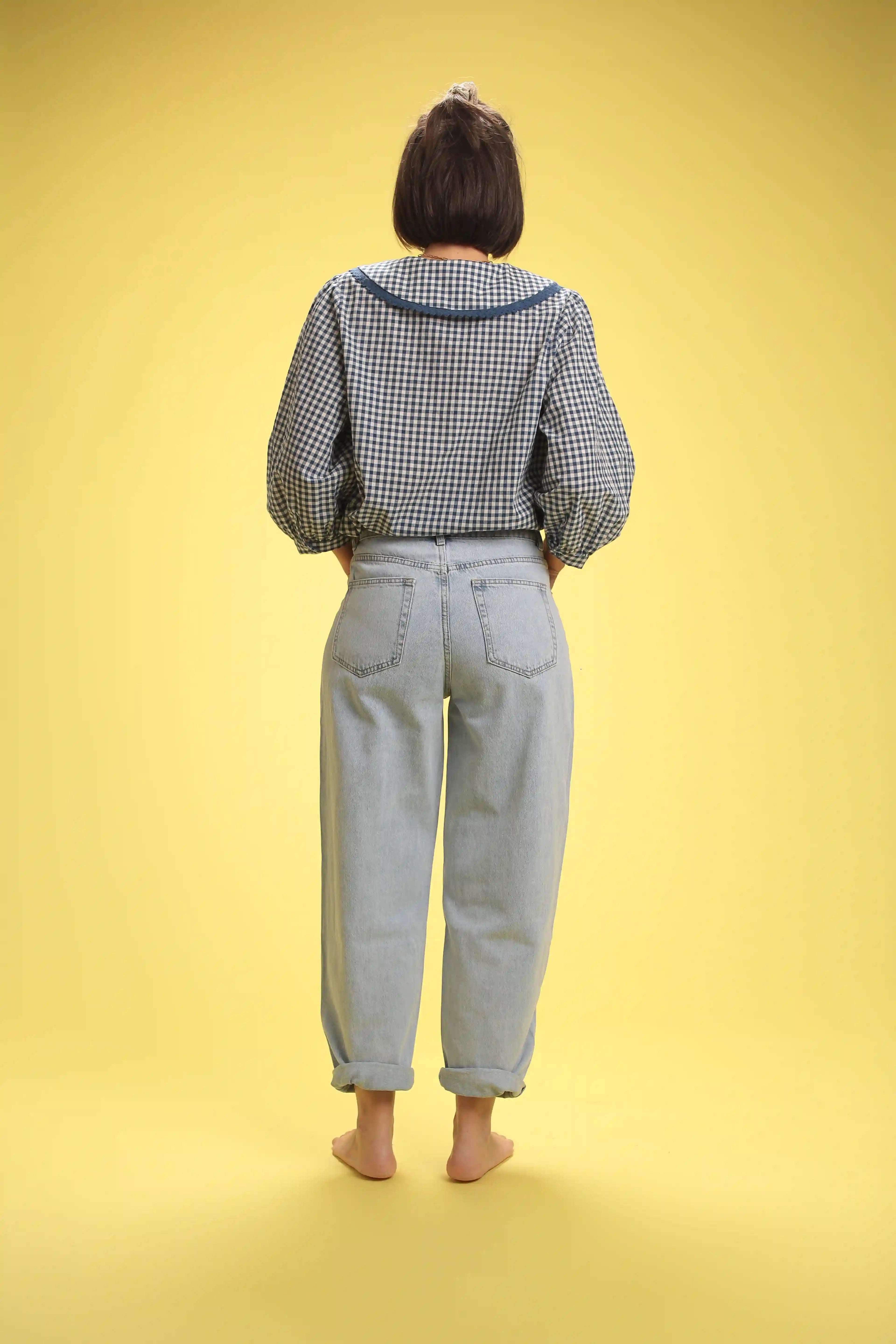 Chemisier Michaela Vichy Bleu