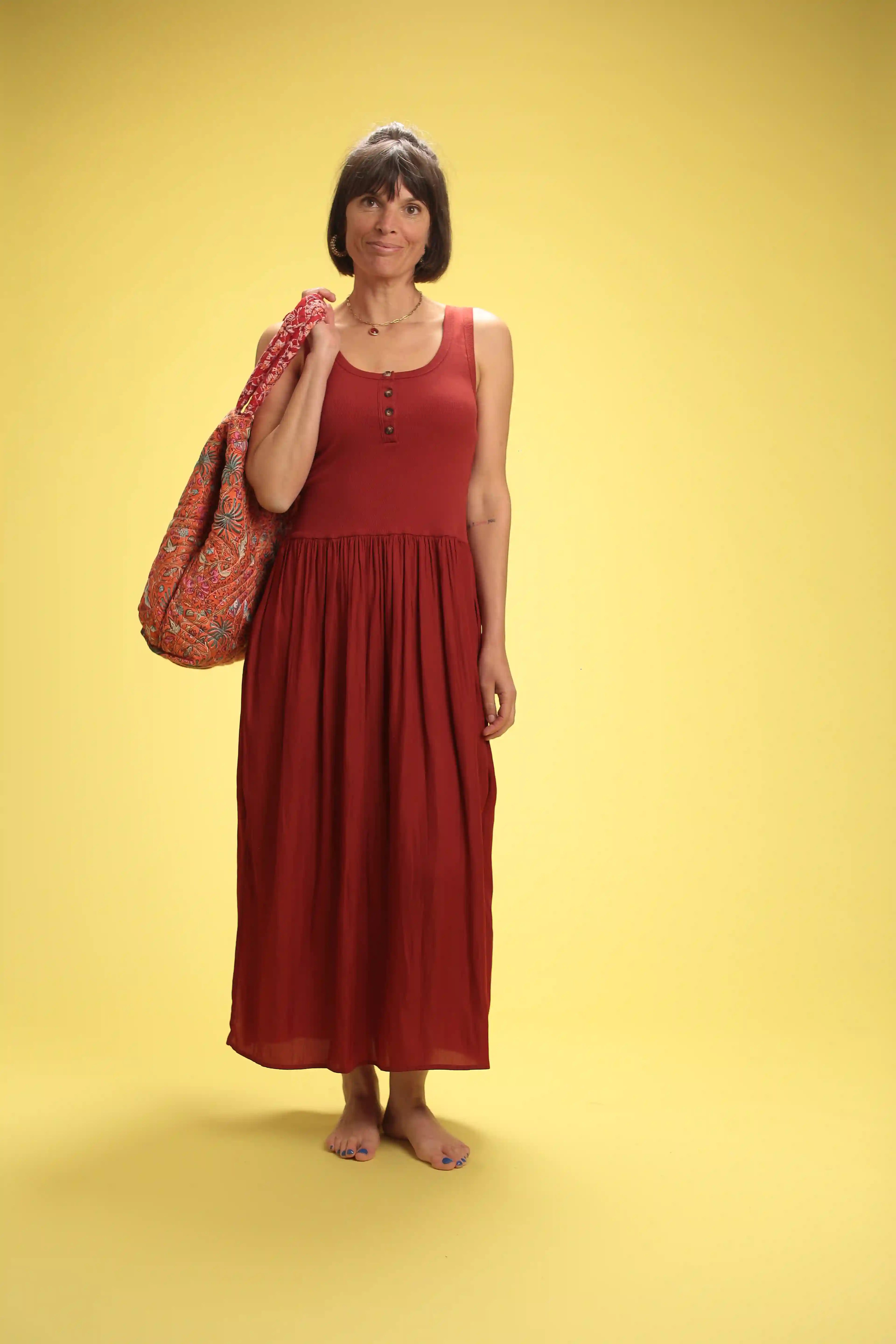 Robe Poppy Brique