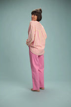 Chemise Candy Rayé Rose/jaune