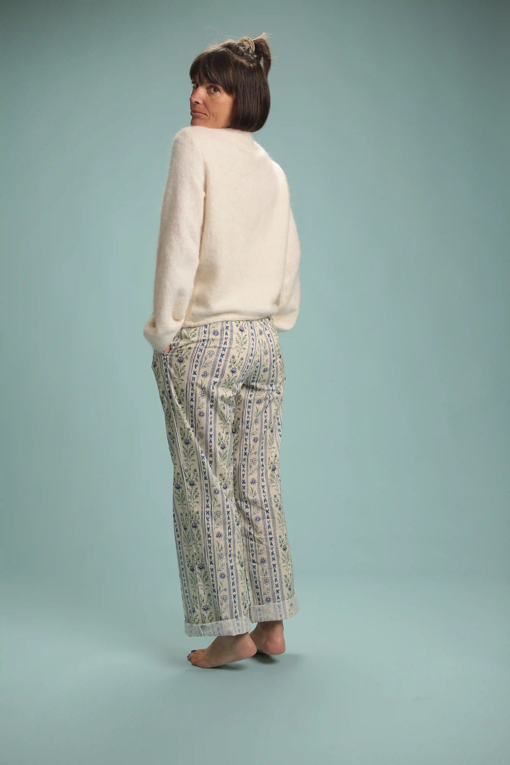 Gilet Perle Crème/chiné