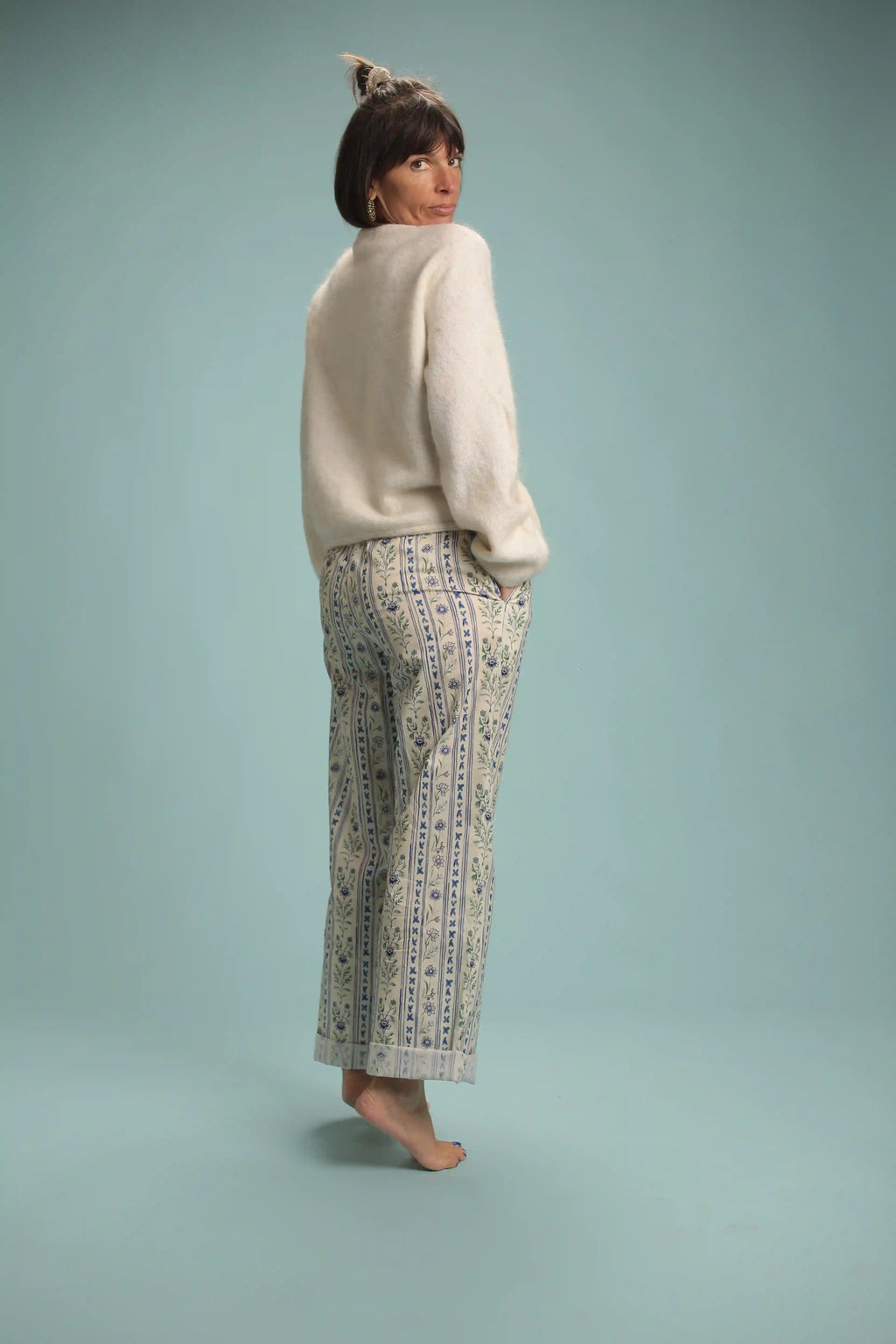 Gilet Perle Crème/chiné
