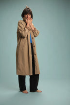 Trench Peter Camel/Leopard