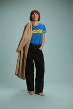 T-shirt Iconic Bleu/jaune