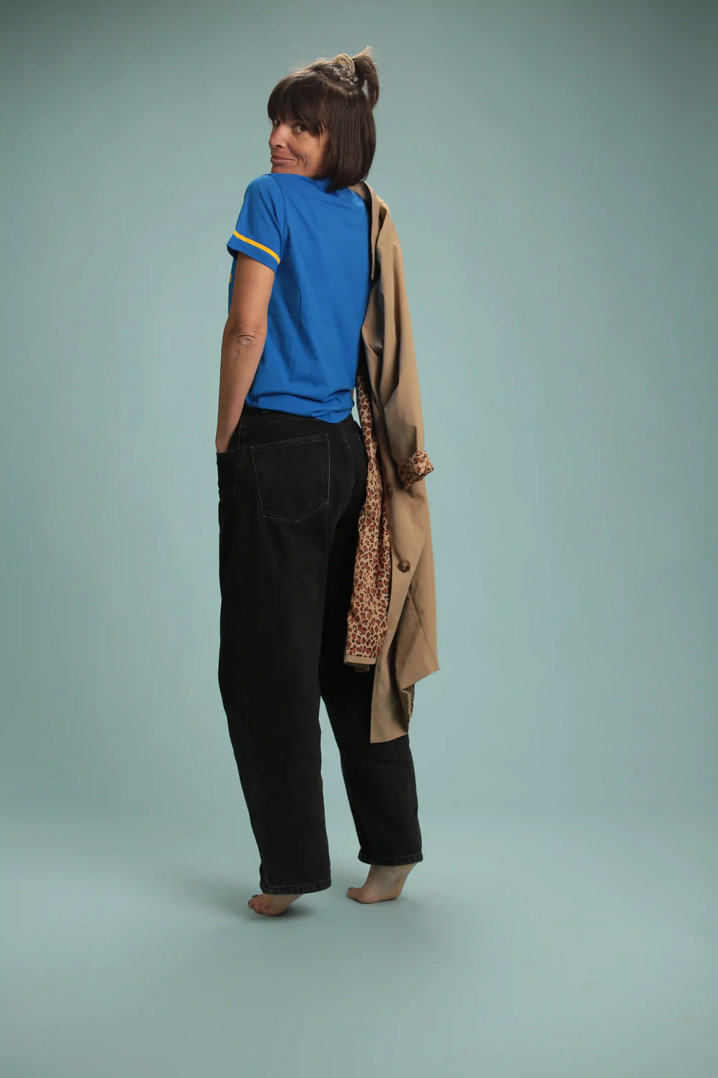 T-shirt Iconic Bleu/jaune