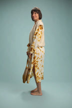 Gilet Grace Ecru Mohair