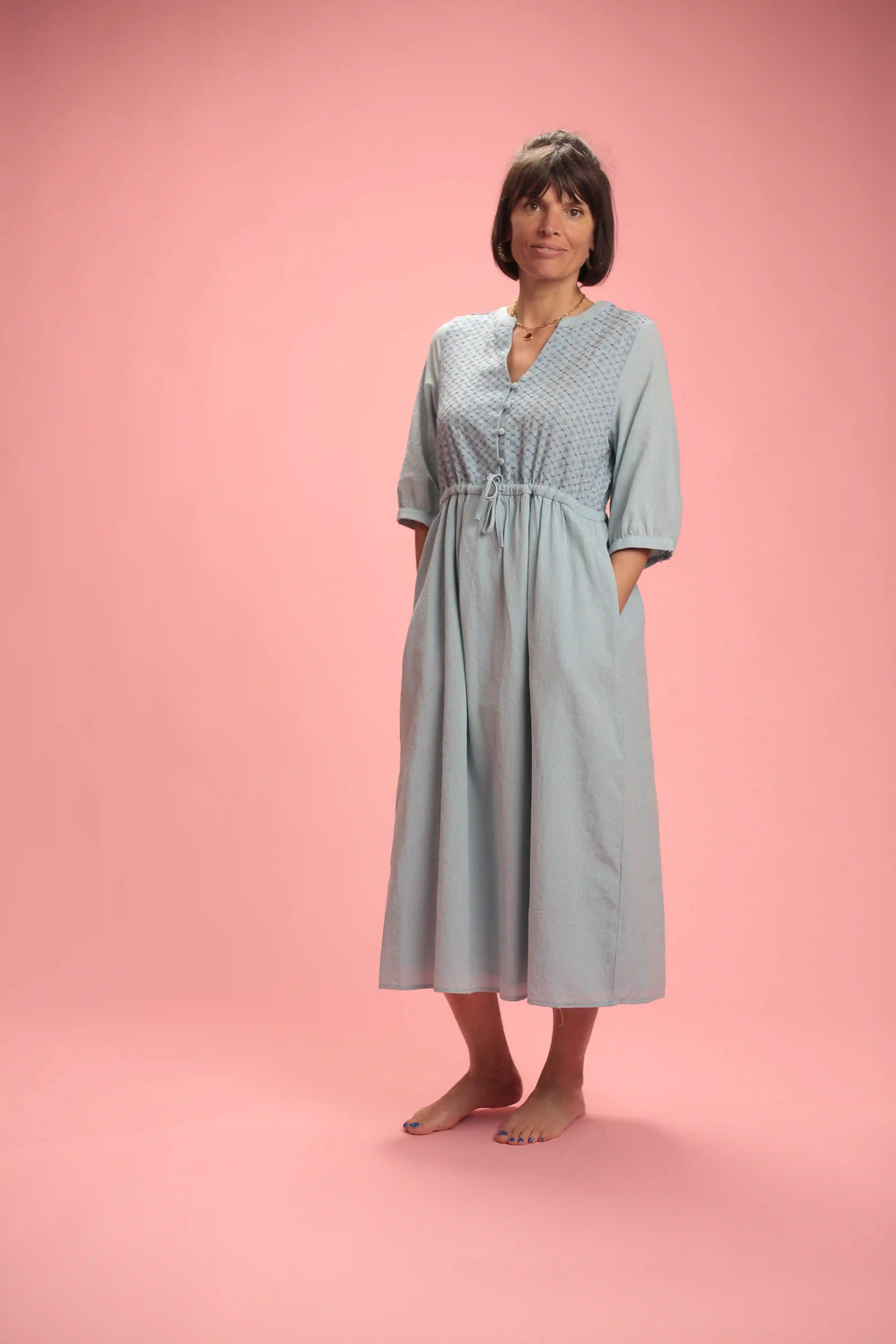 Robe Brunella Bleu