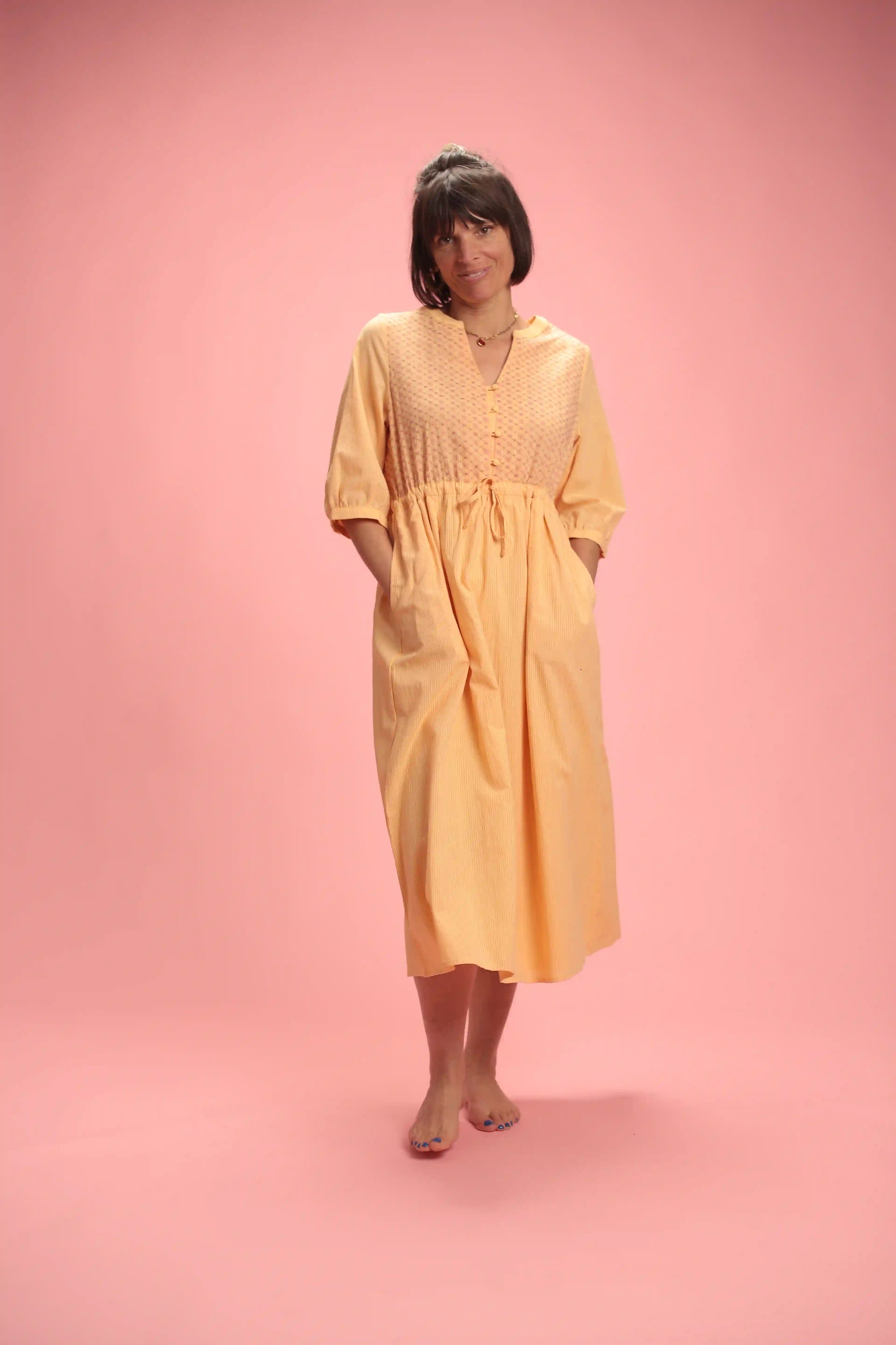 Robe Brunella Jaune