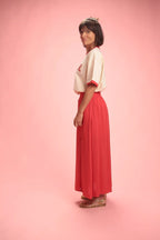 T-shirt Amour Club beige/rouge
