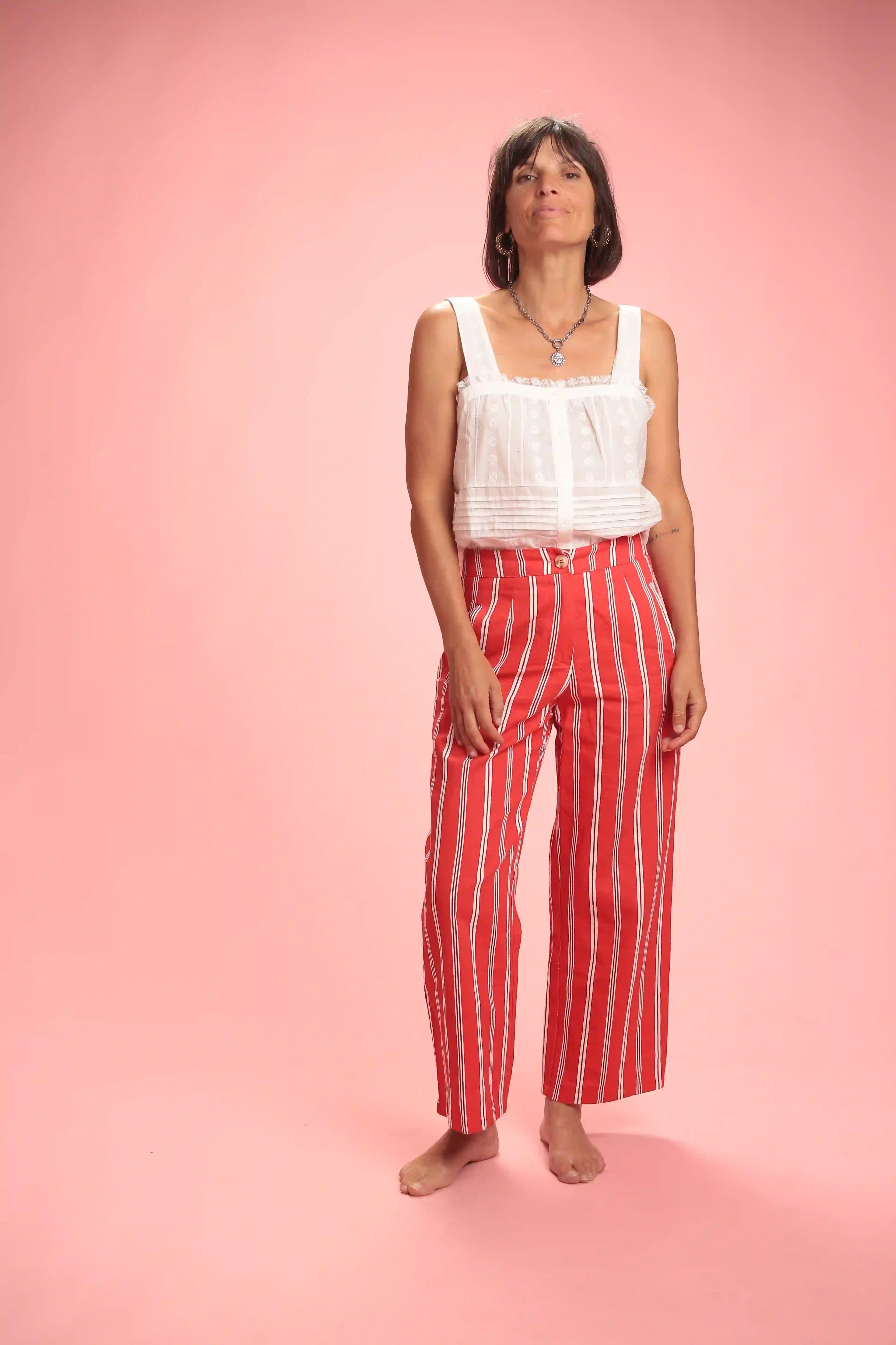 Top Romane voile de coton