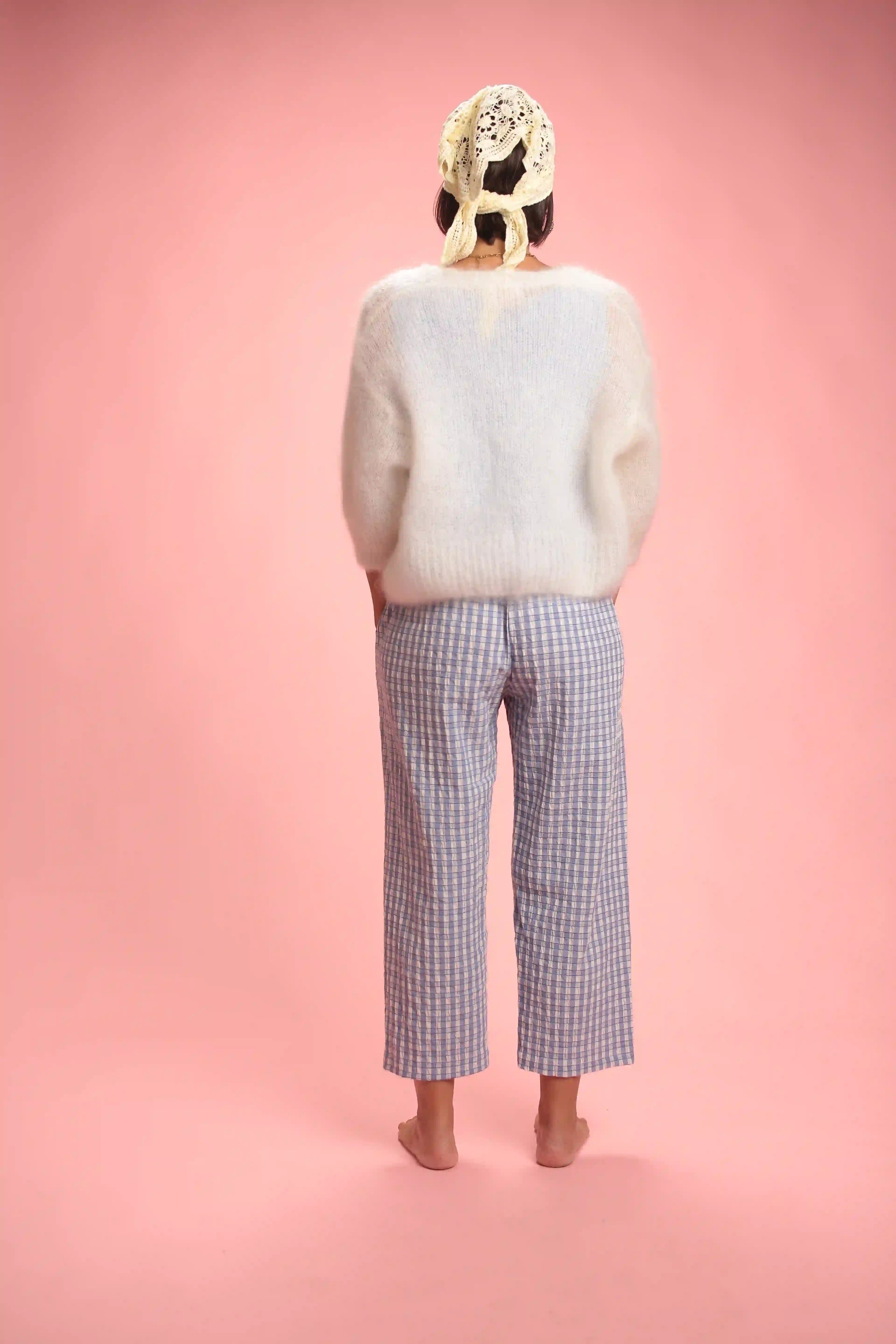 Gilet Hamid Mohair blanc
