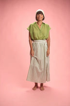 Blouse Granny verte