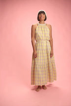Robe Mary Coton jaune
