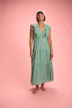 Robe Paola vert