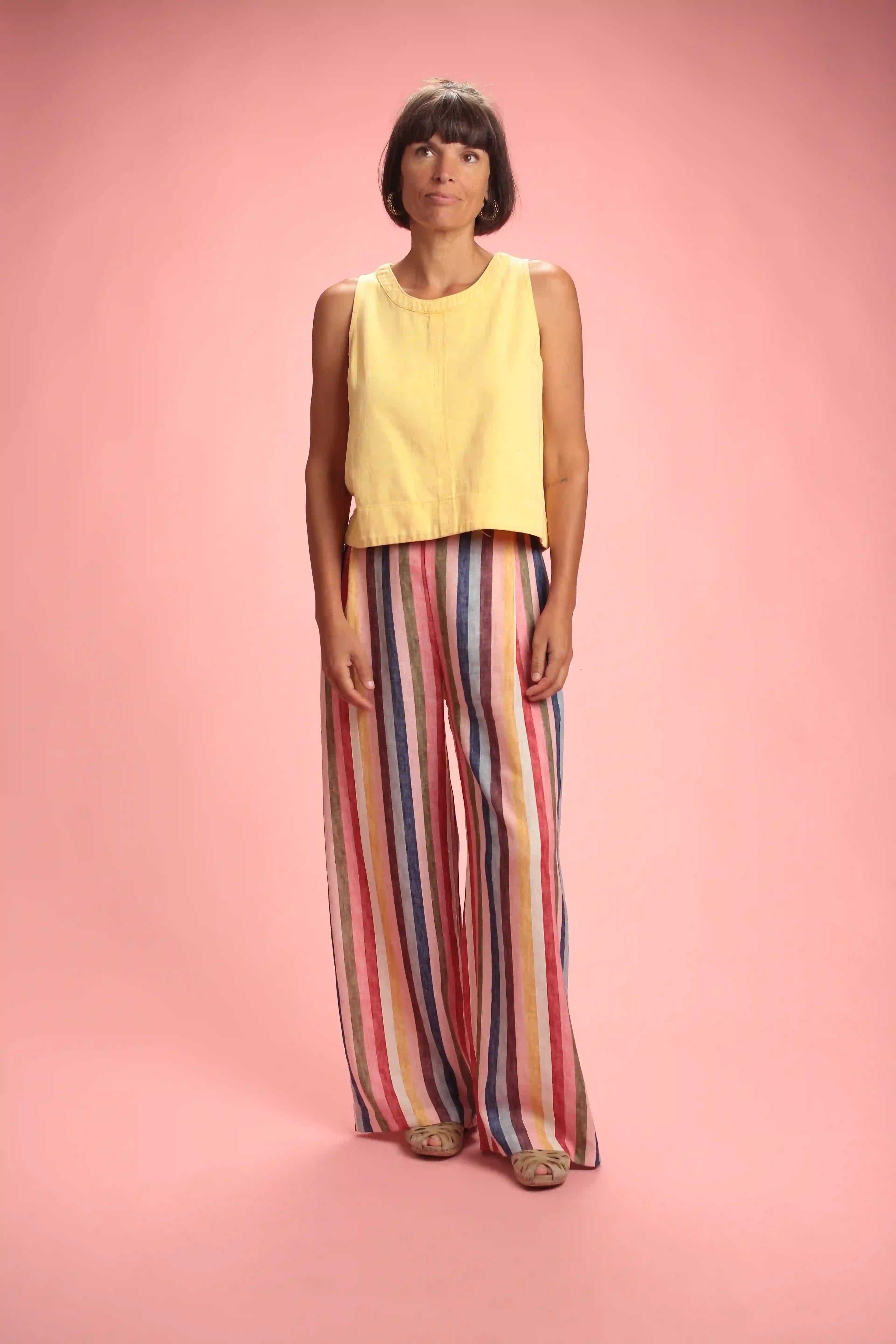 Top Jackie Coton Jaune