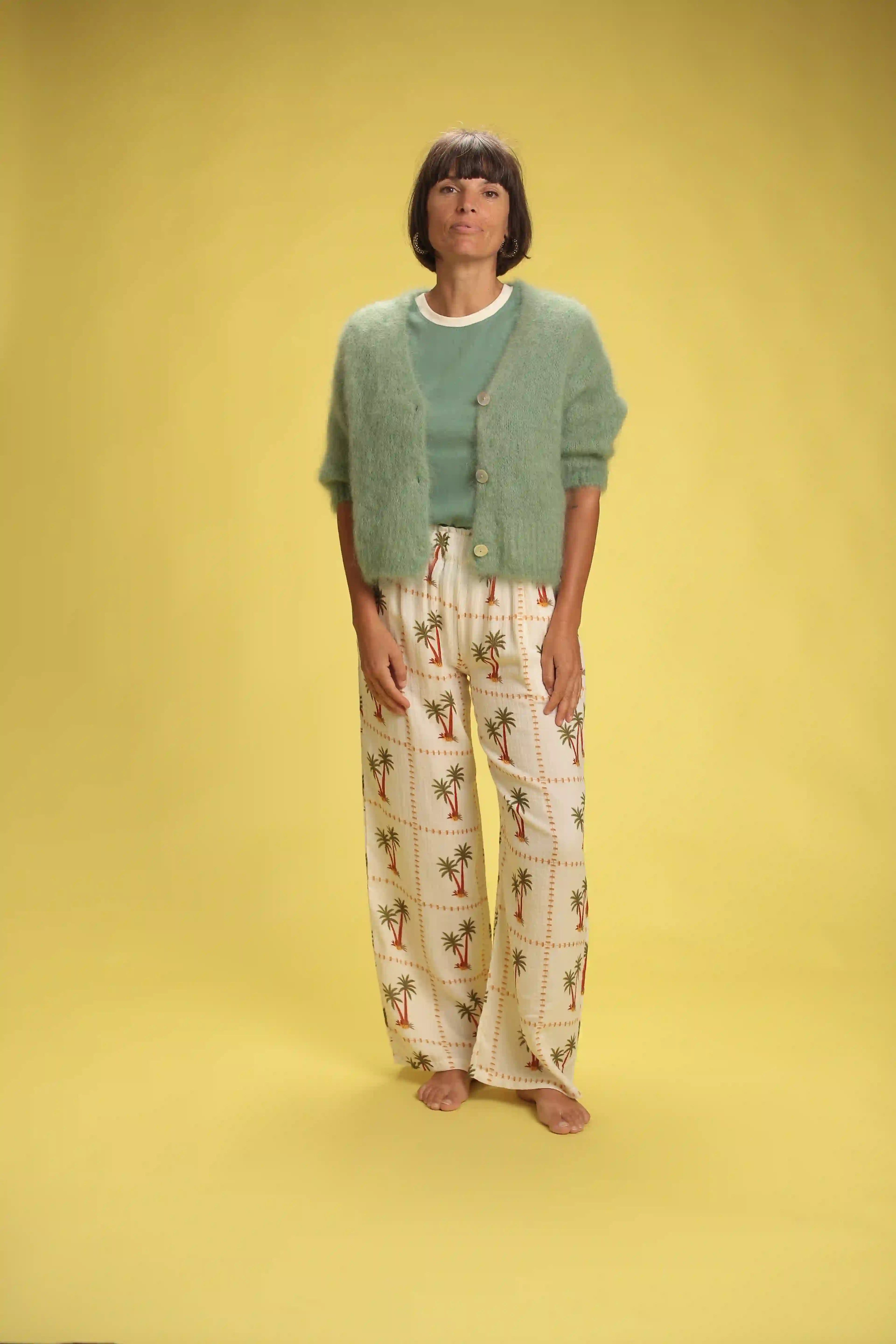 Pantalon Palmi Gaze de coton