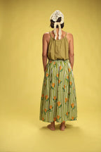 Top Cléo vert olive