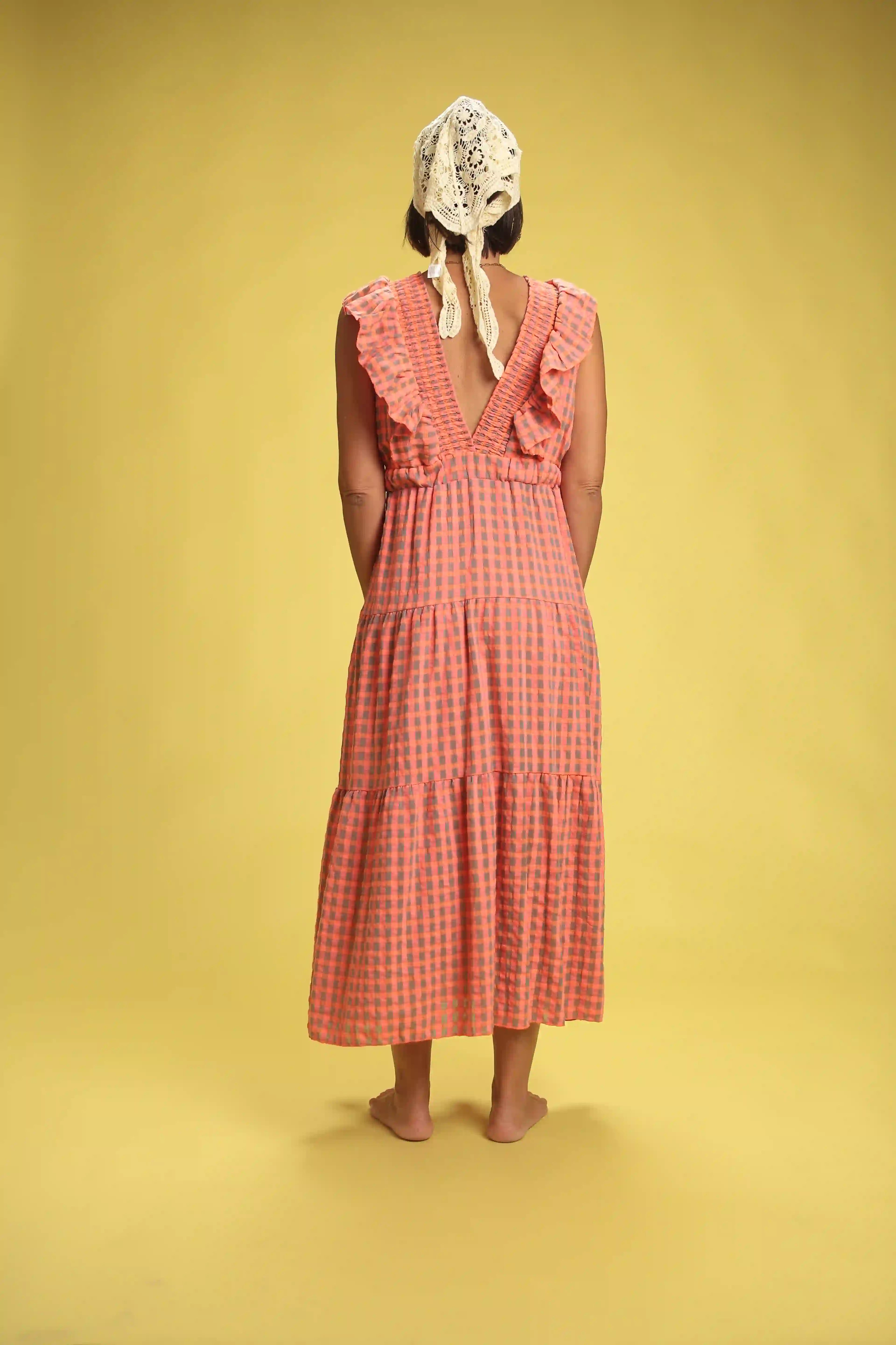 Robe Paola Orange Fluo