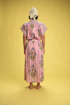 Robe chemise Bloom rayée rose