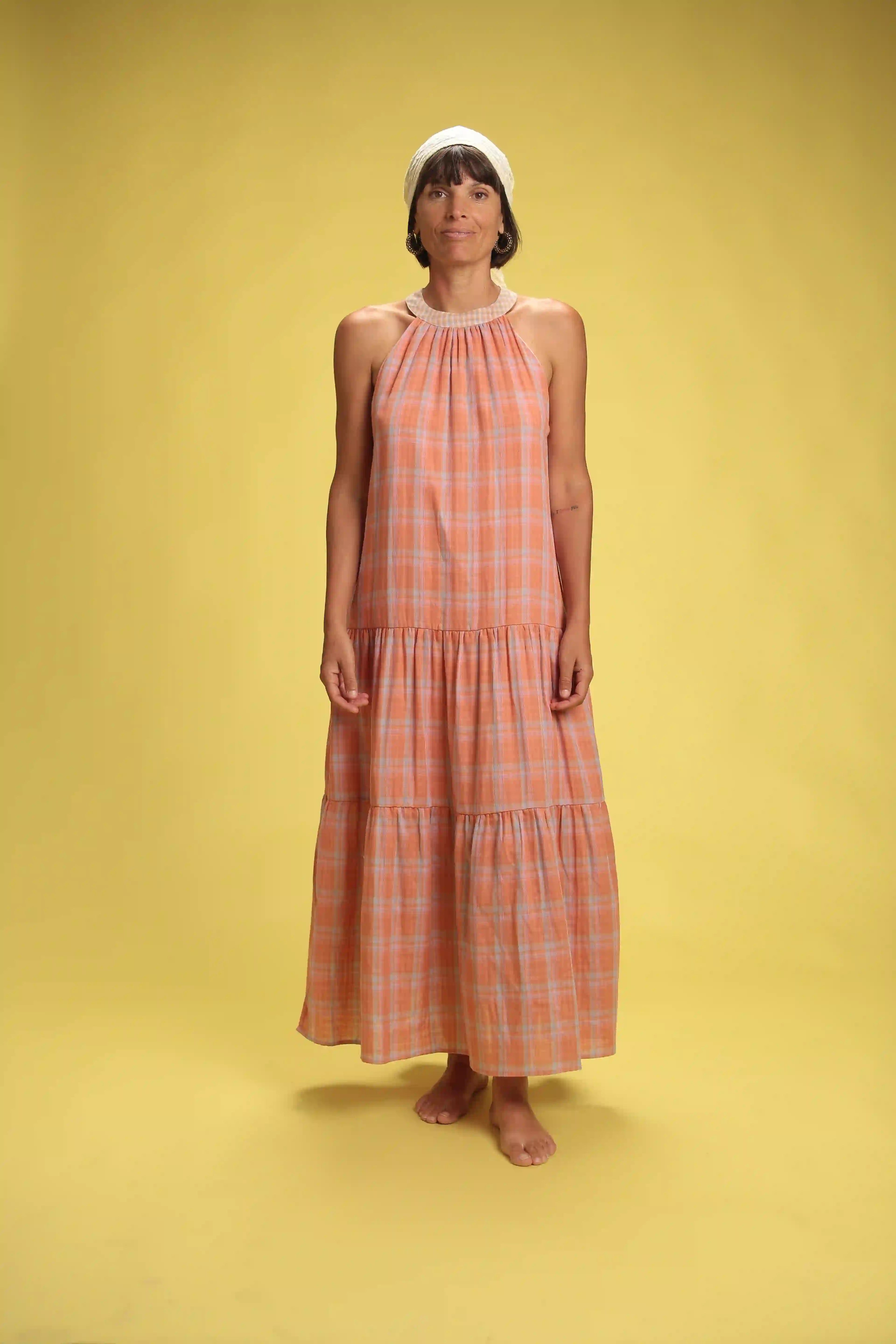 Robe Mary Coton orange