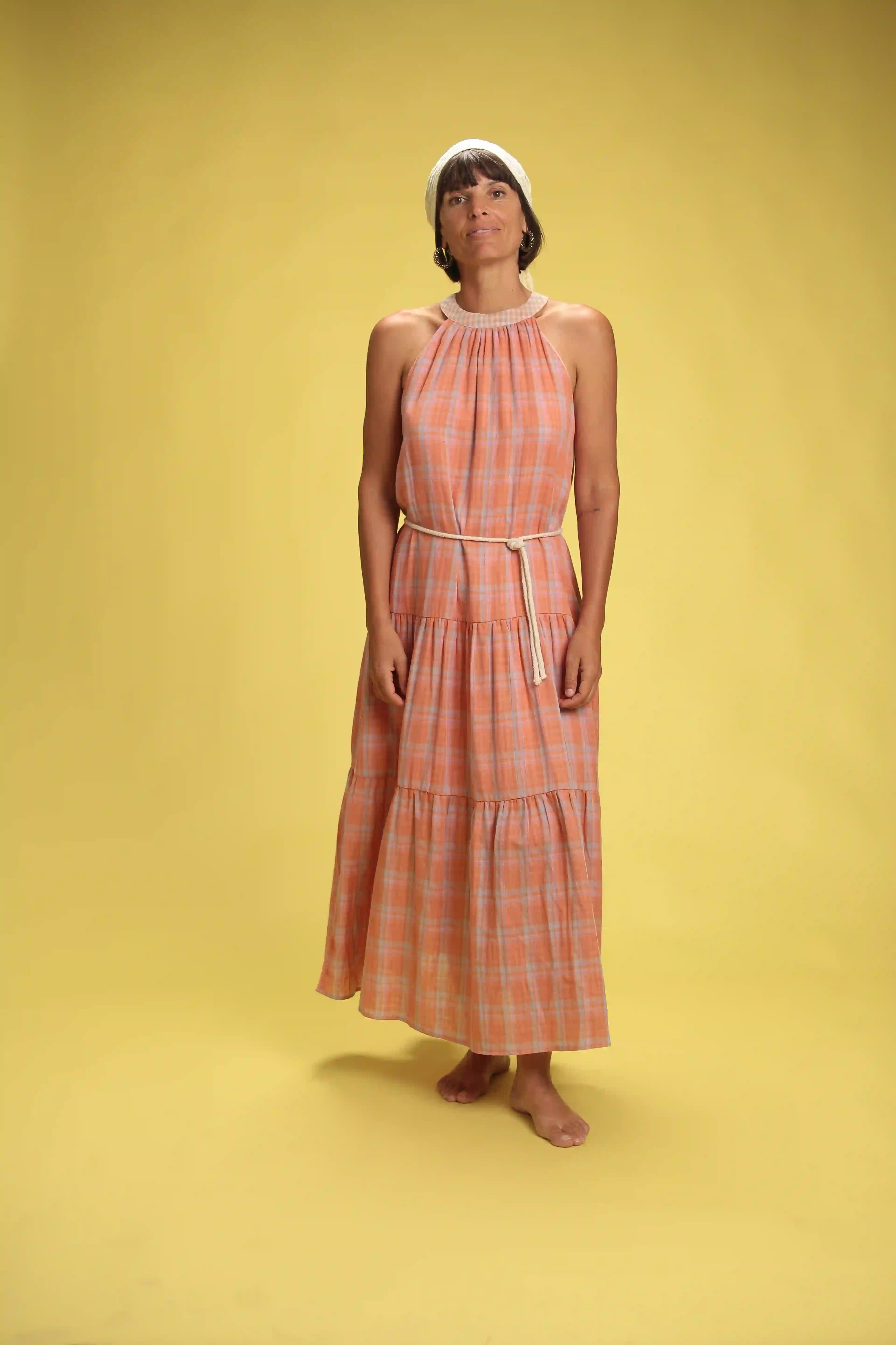 Robe Mary Coton orange
