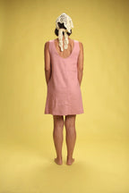 Robe Jackie trapèze Rose