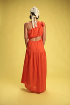 Robe Salima Orange sanguine