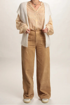 Gilet Heïdi mohair blanc cassé