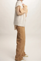Gilet Heïdi mohair blanc cassé