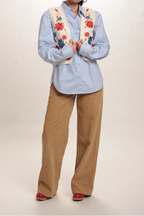 Gilet boléro Joseph brodé Blanc cassé