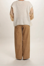 Gilet Heïdi mohair blanc cassé