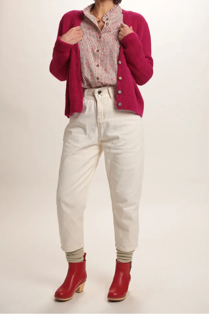 Gilet Alpaga Cerise
