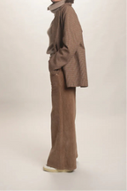 Veste Gustin marron pied de poule