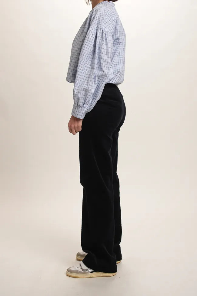 Chemise Cambridge à carreaux bleu