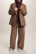 Pull col roulé Aspen Mohair chocolat