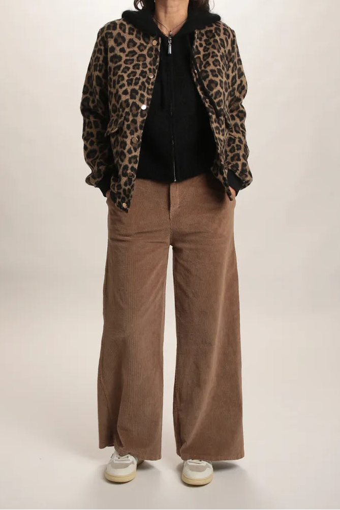 Gilet à Capuche Sweet mohair noir