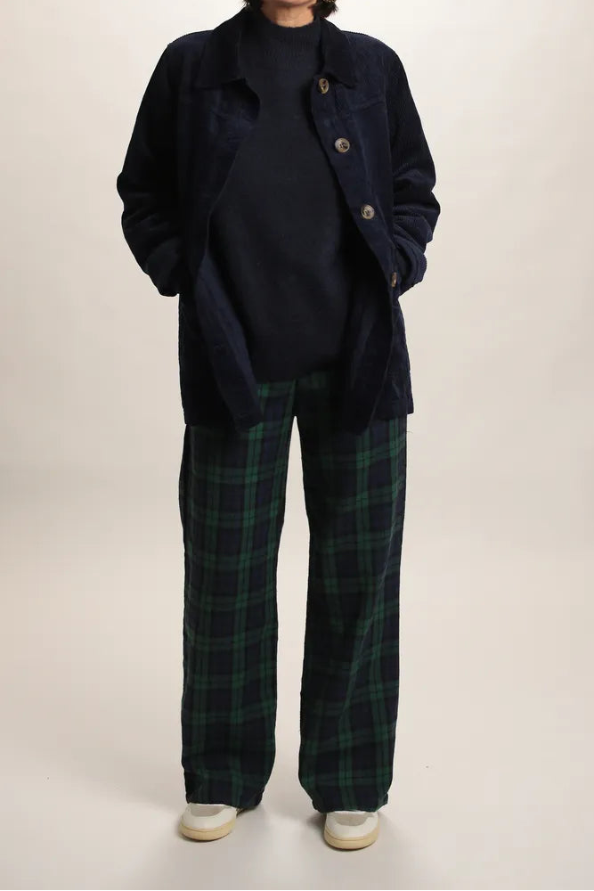 Pull Manuela Mohair/Laine Bleu Marine