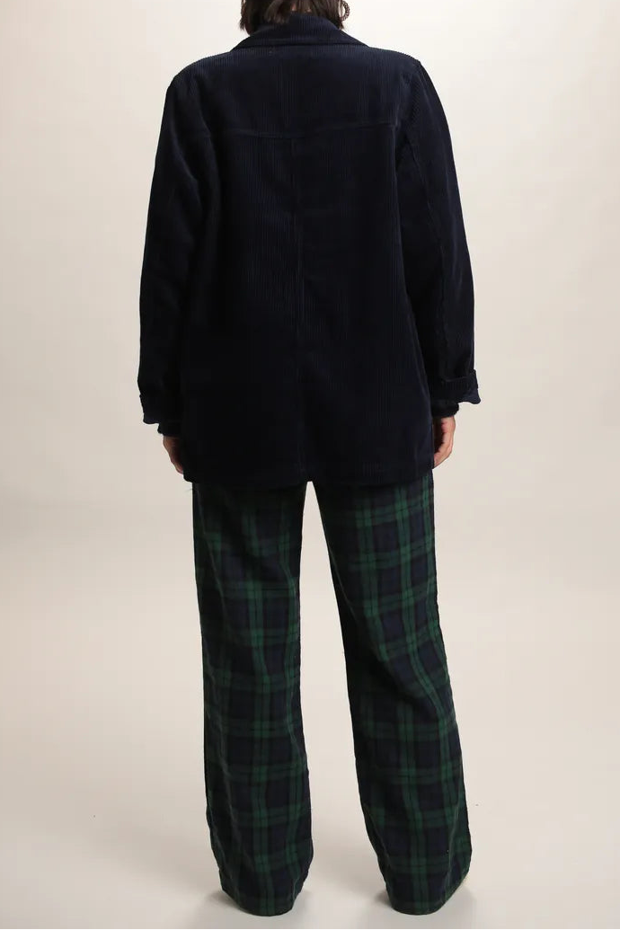 veste Gina velours côtelé marine