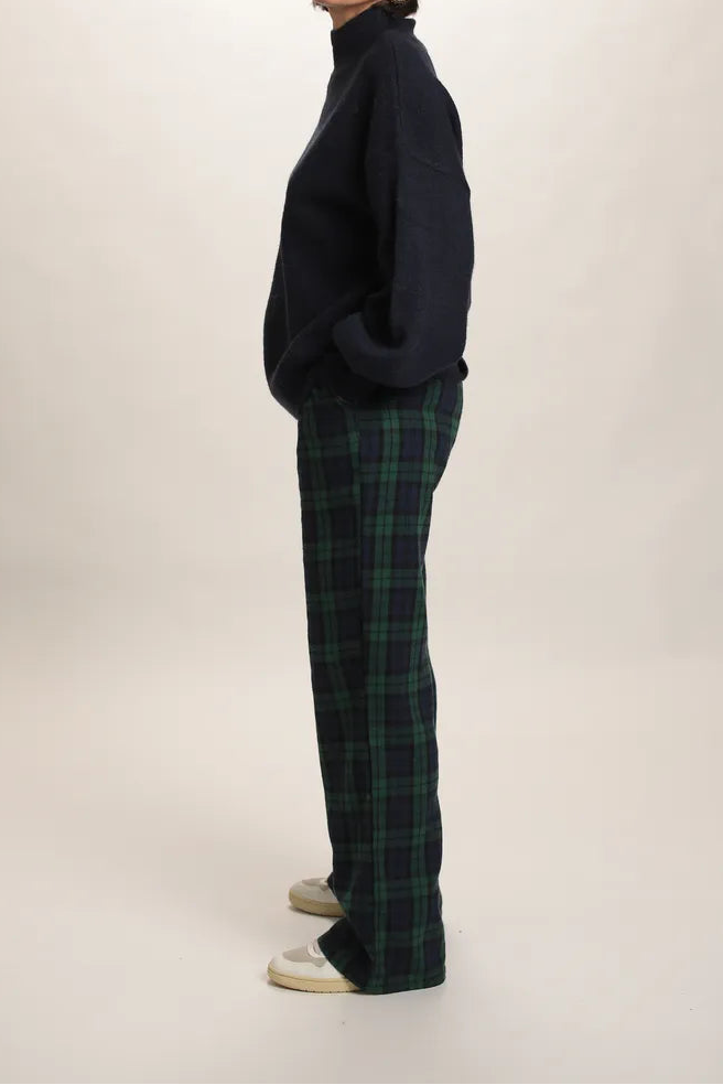 Pull Manuela Mohair/Laine Bleu Marine