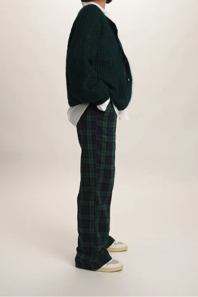 Gilet Esperance Mohair Vert Emeraude