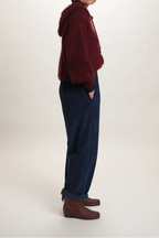 Gilet à Capuche Sweet mohair bordeaux