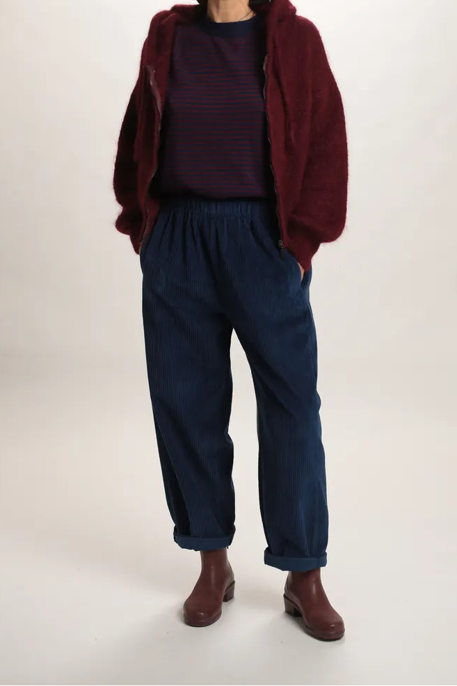 Gilet à Capuche Sweet mohair bordeaux